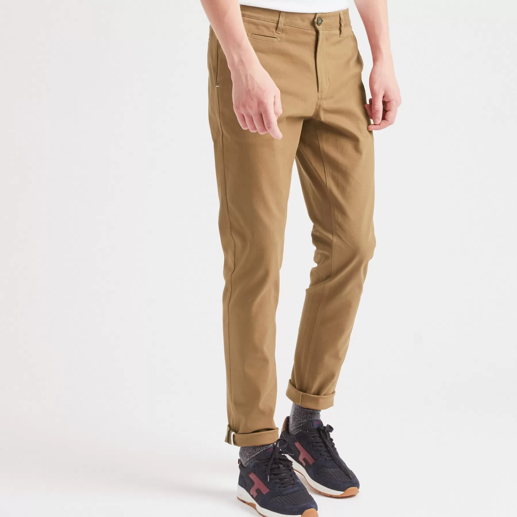 Best Sale Camel Chinos Fitted Cut Chinos & Pants