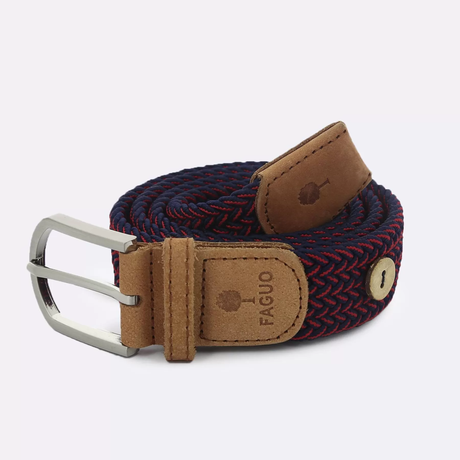 Shop Carmine & Navy Belt Belts