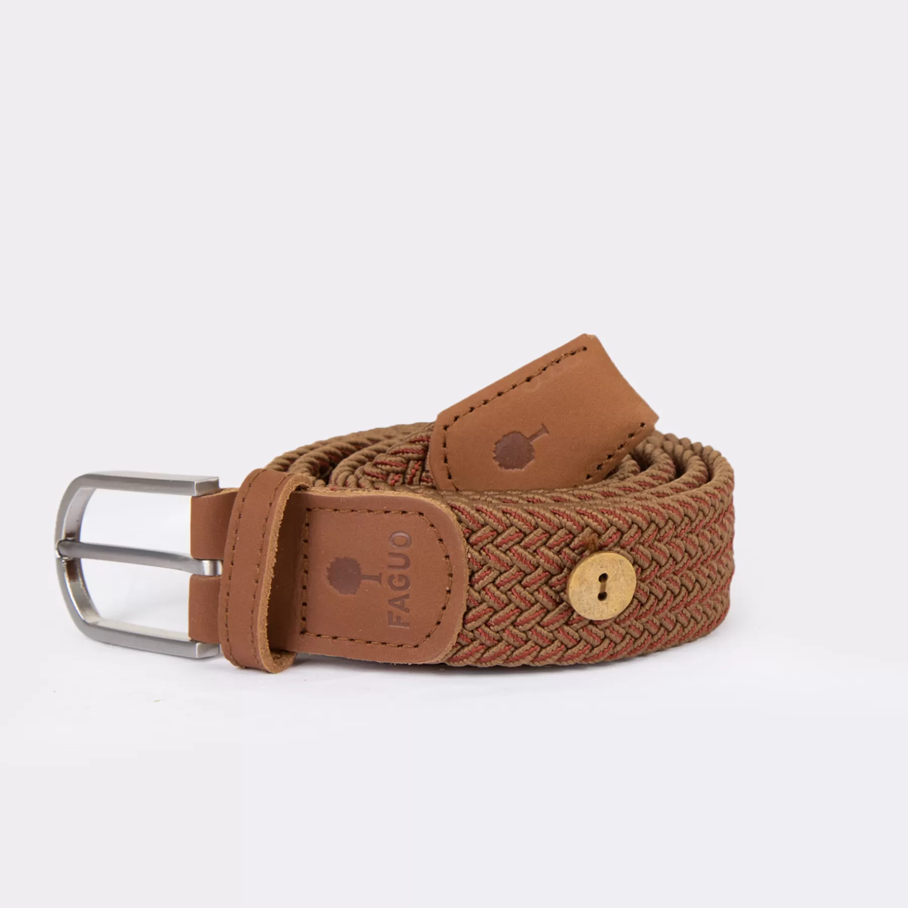 Outlet Cognac & Red Belt Belts