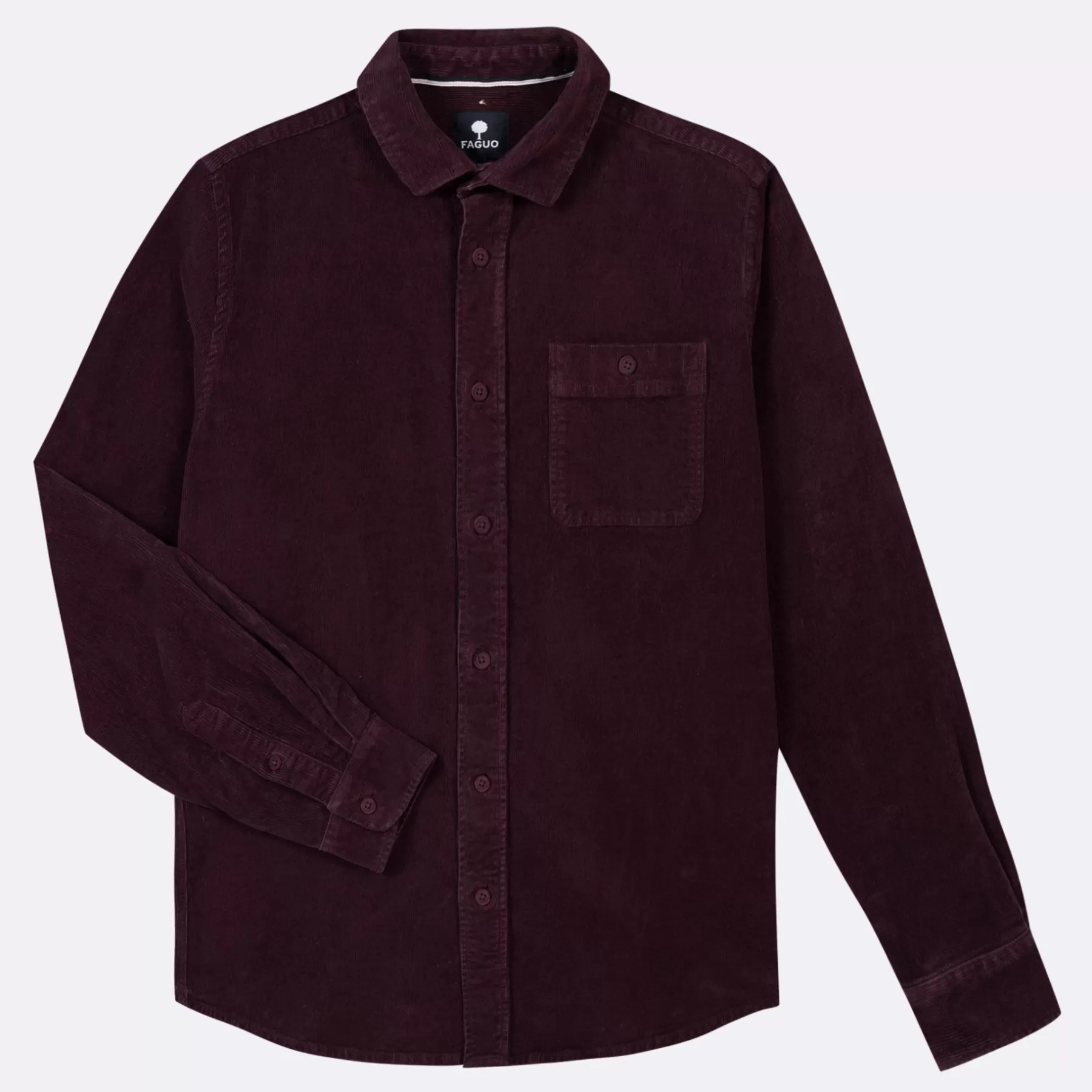 Online Dark Burgundy Classic Shirt Shirts