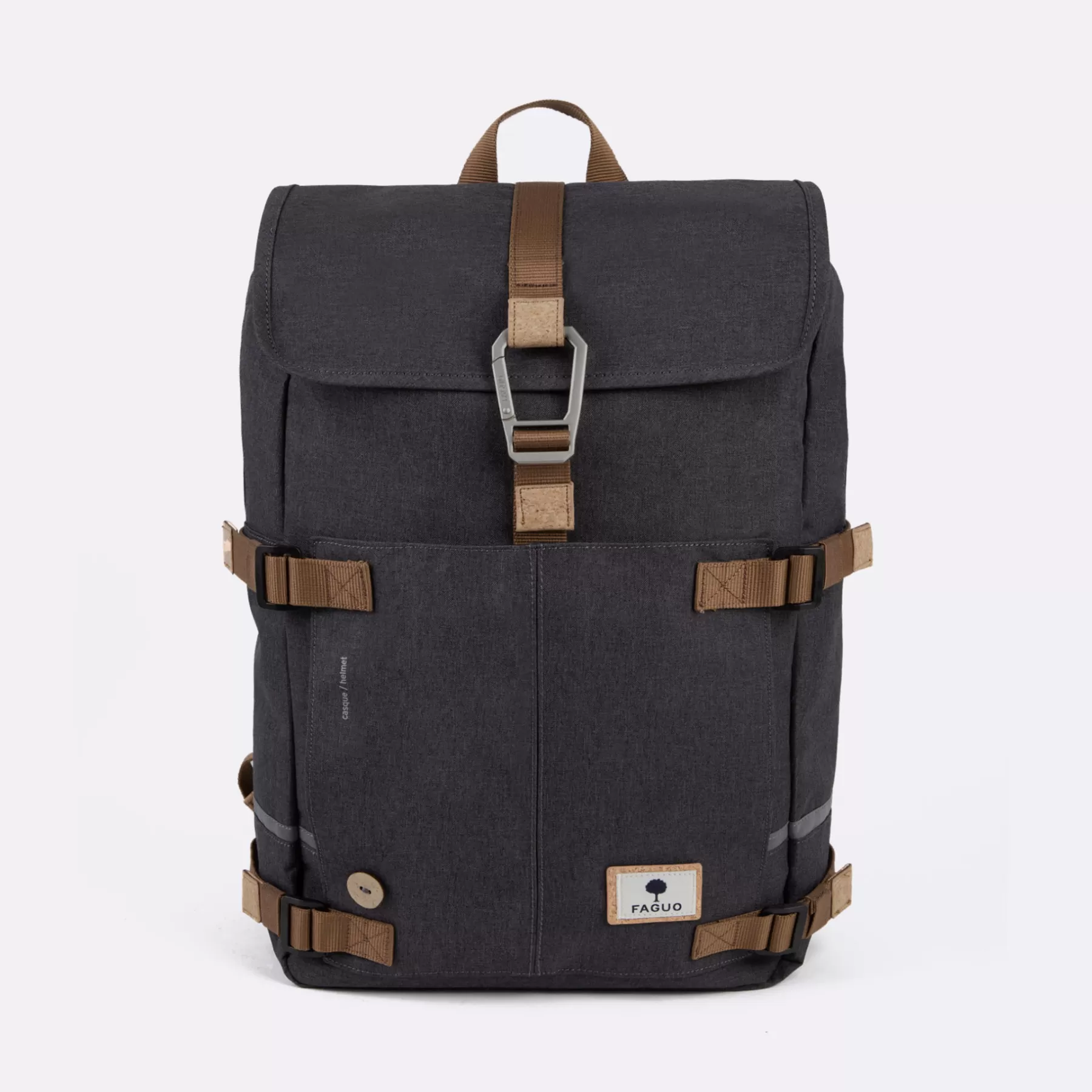 Discount Dark Grey Melange Backpack Backpacks