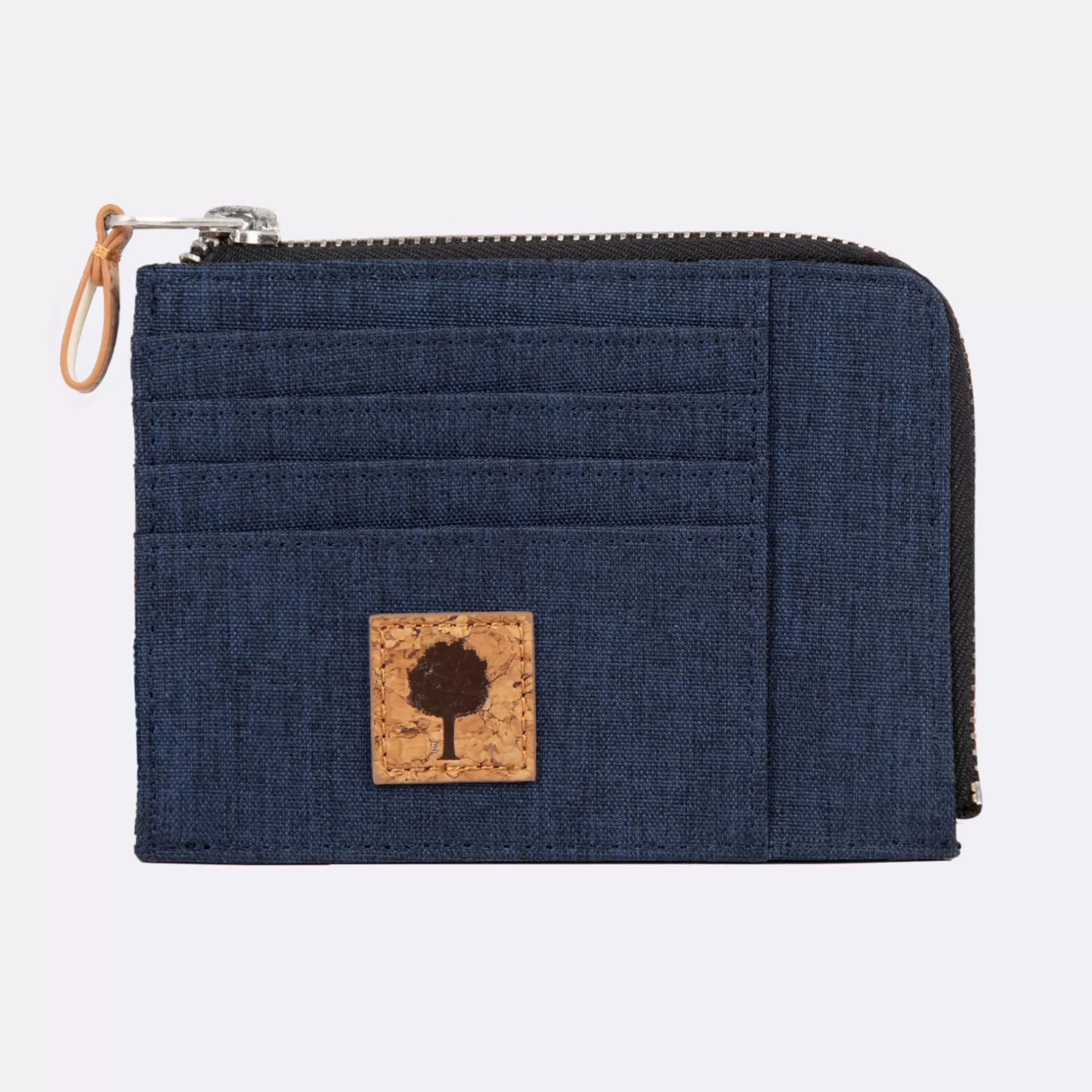 Cheap Dark Navy Melange Wallet Vegan Accessory