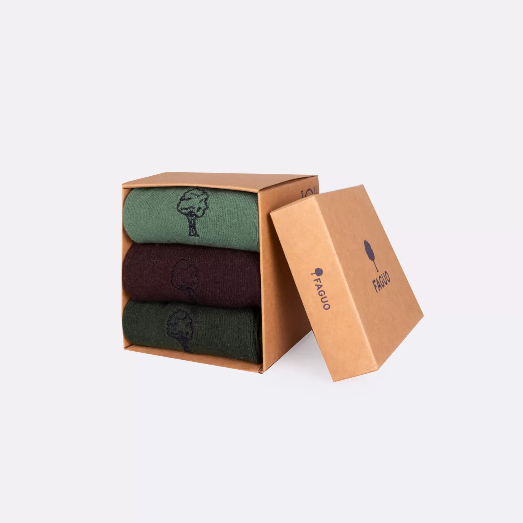 Store Green & Burgundy Socks Socks