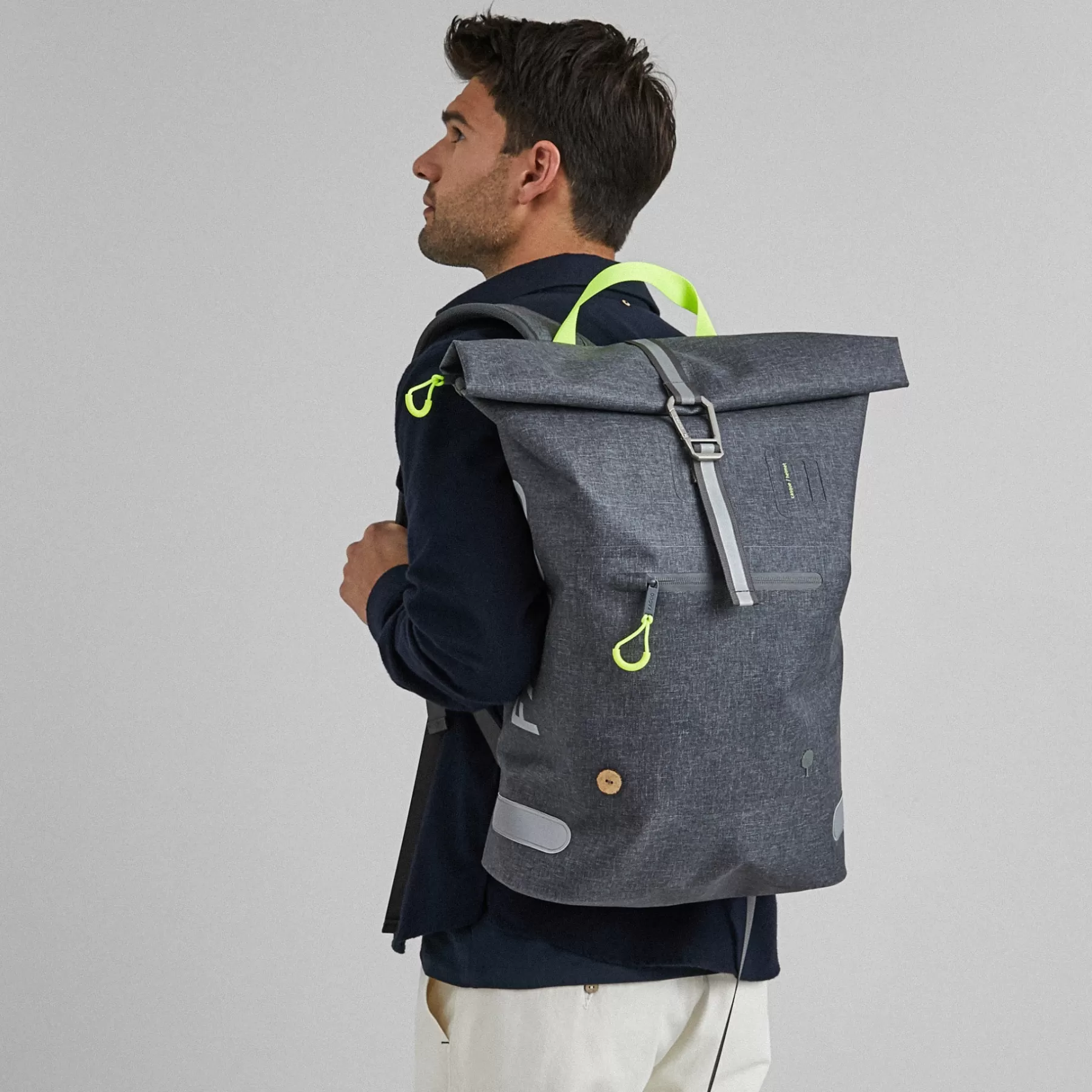 New Grey Backpack Vegan Backpacks