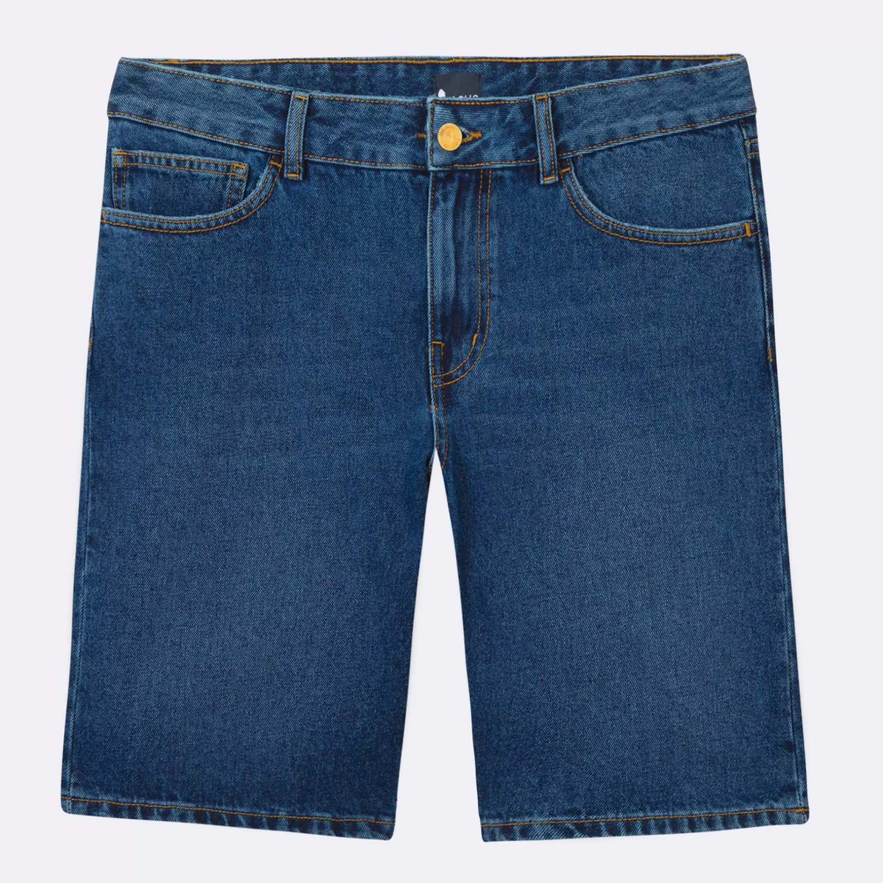 Shop Indigo Denim Shorts Faguo Shorts