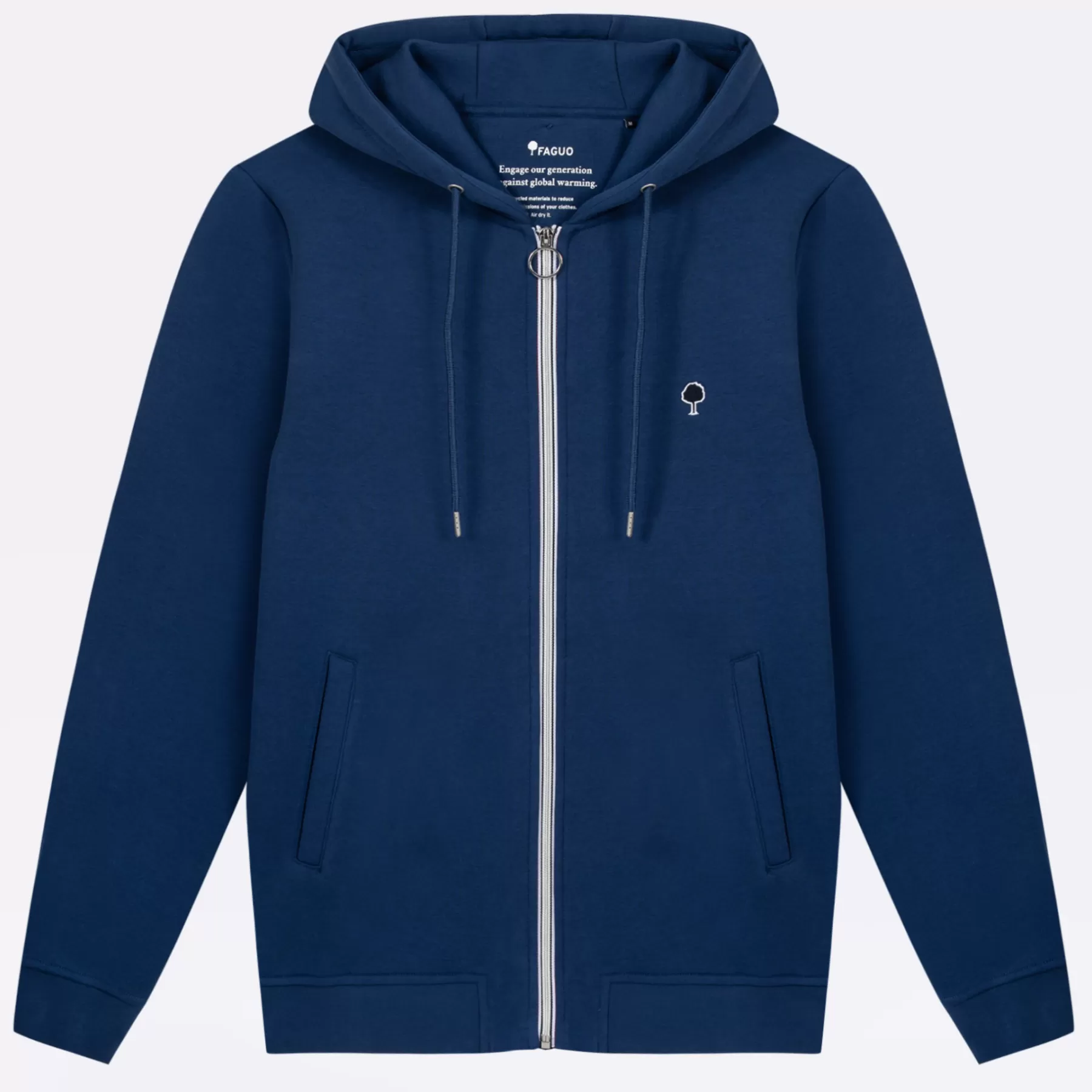 Outlet Indigo Hoodie Textile