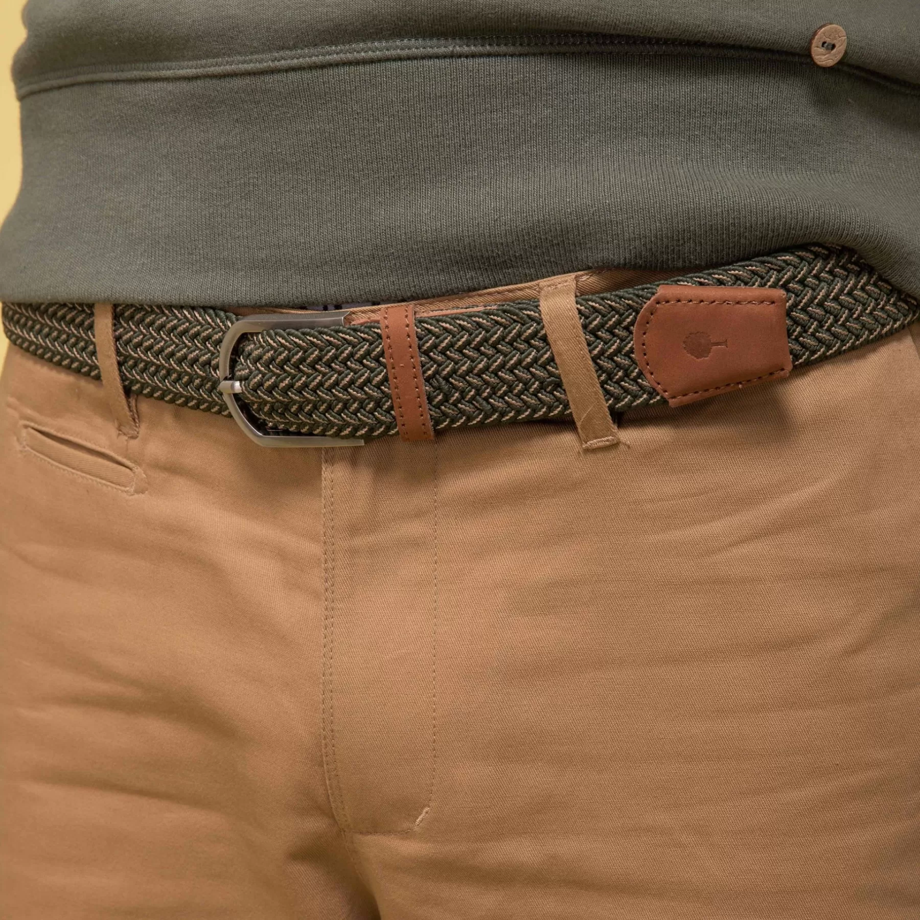 Fashion Khaki & Sand Belt Belts