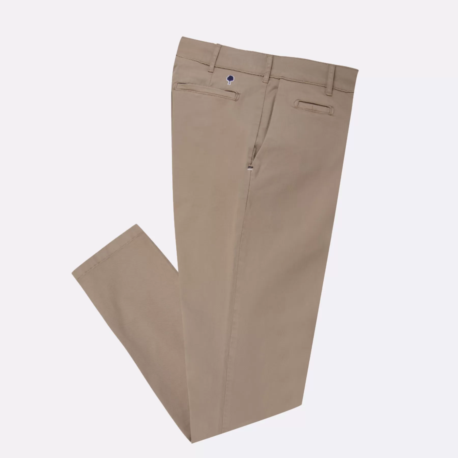 Sale Light Beige Chinos Fitted Cut Chinos & Pants