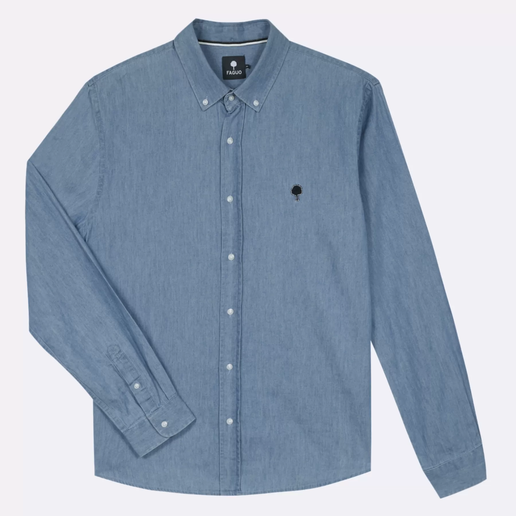 Outlet Light Denim Classic Shirt Shirts