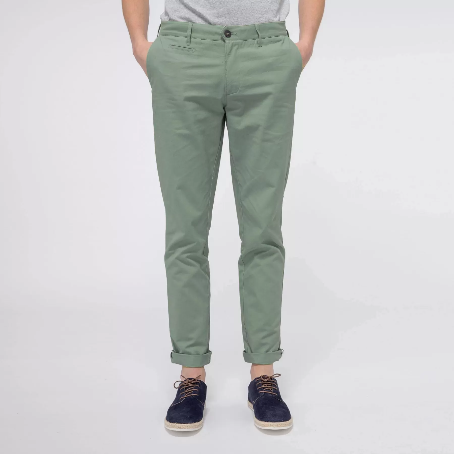 Sale Light Green Chino Chinos & Pants