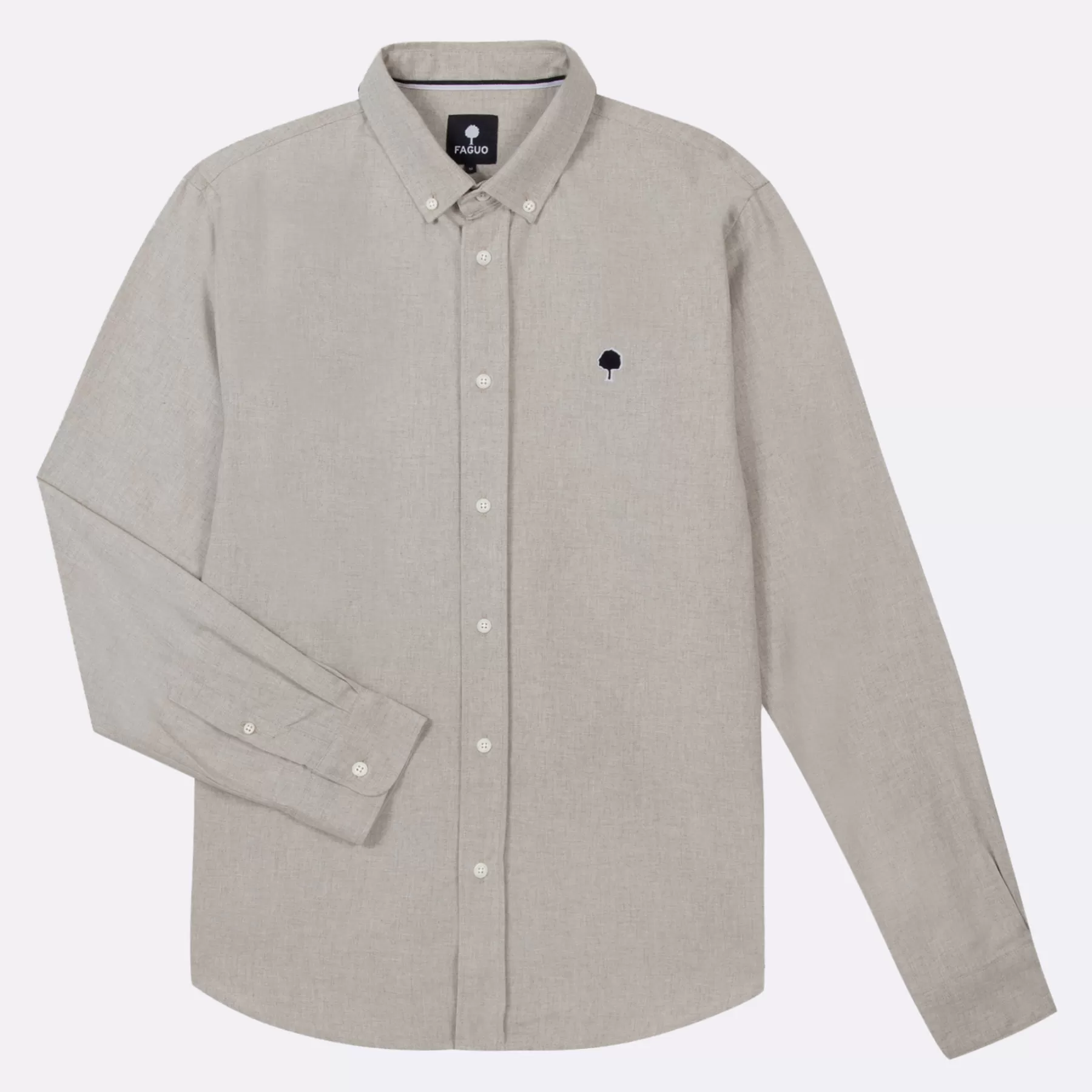 Flash Sale Medium Beige Melanged Classic Shirt Shirts