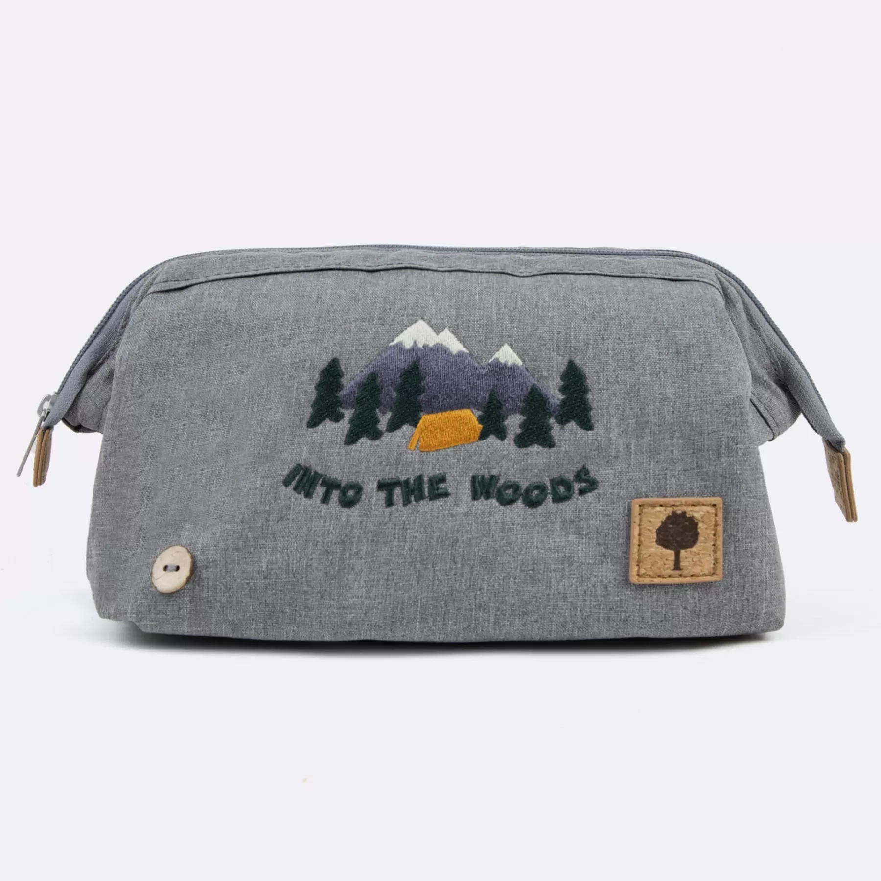 Discount Medium Grey Melange Washbag Washbags