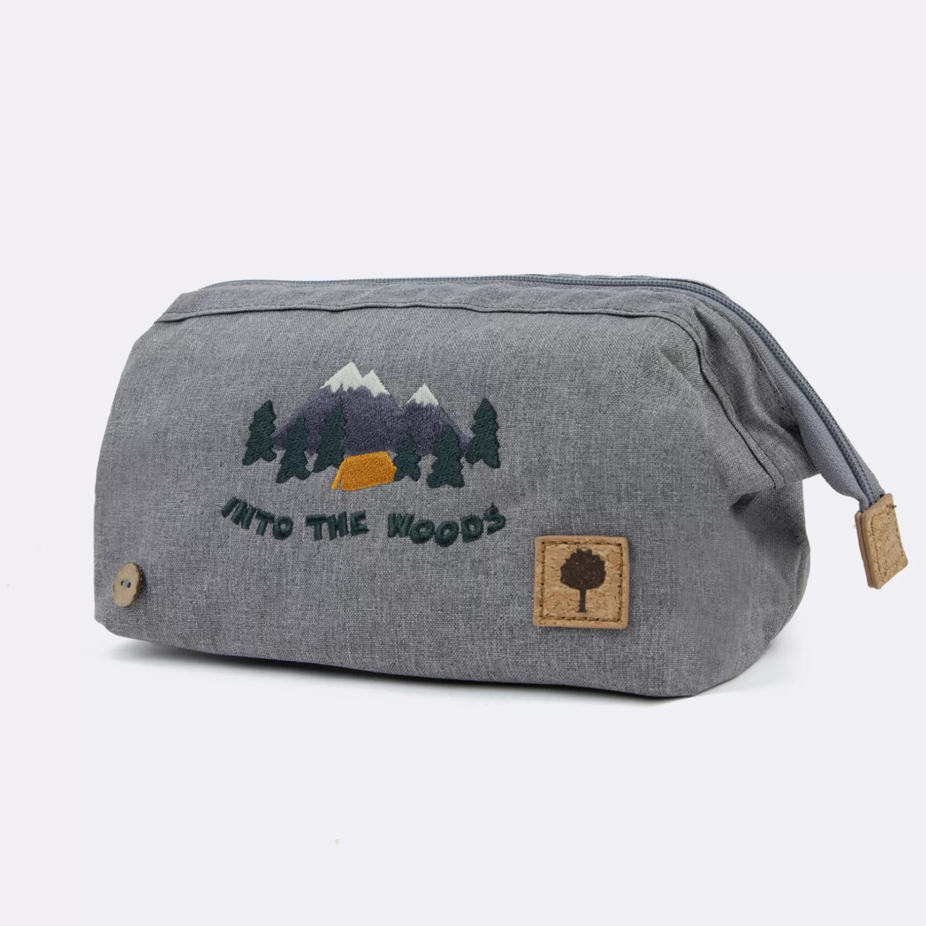 Discount Medium Grey Melange Washbag Washbags