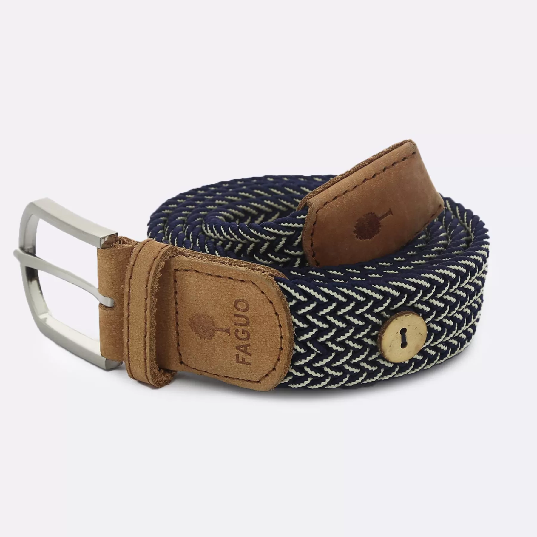 Cheap Navy & Chalk Belt Belts