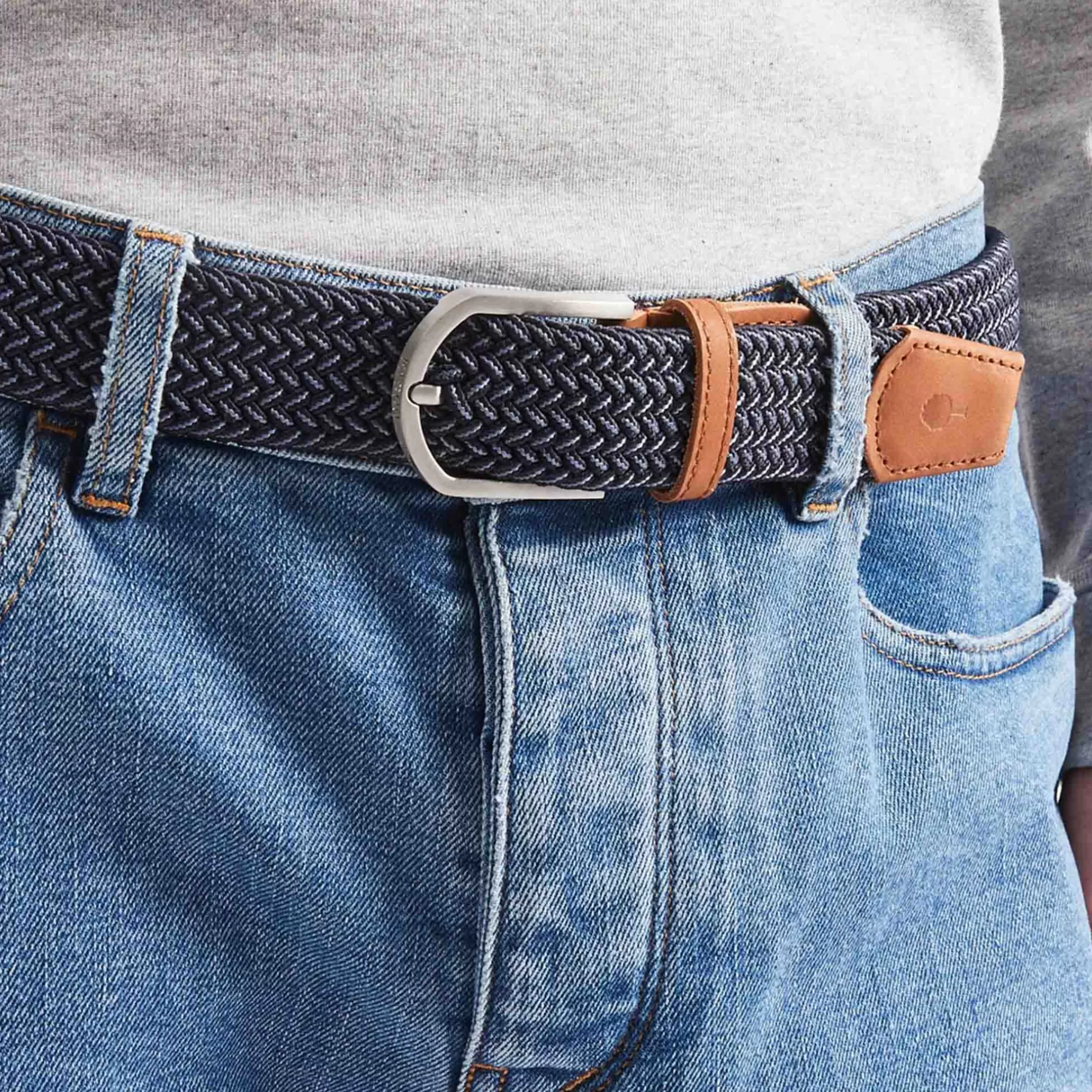 Best Sale Navy & Dark Blue Belt Belts