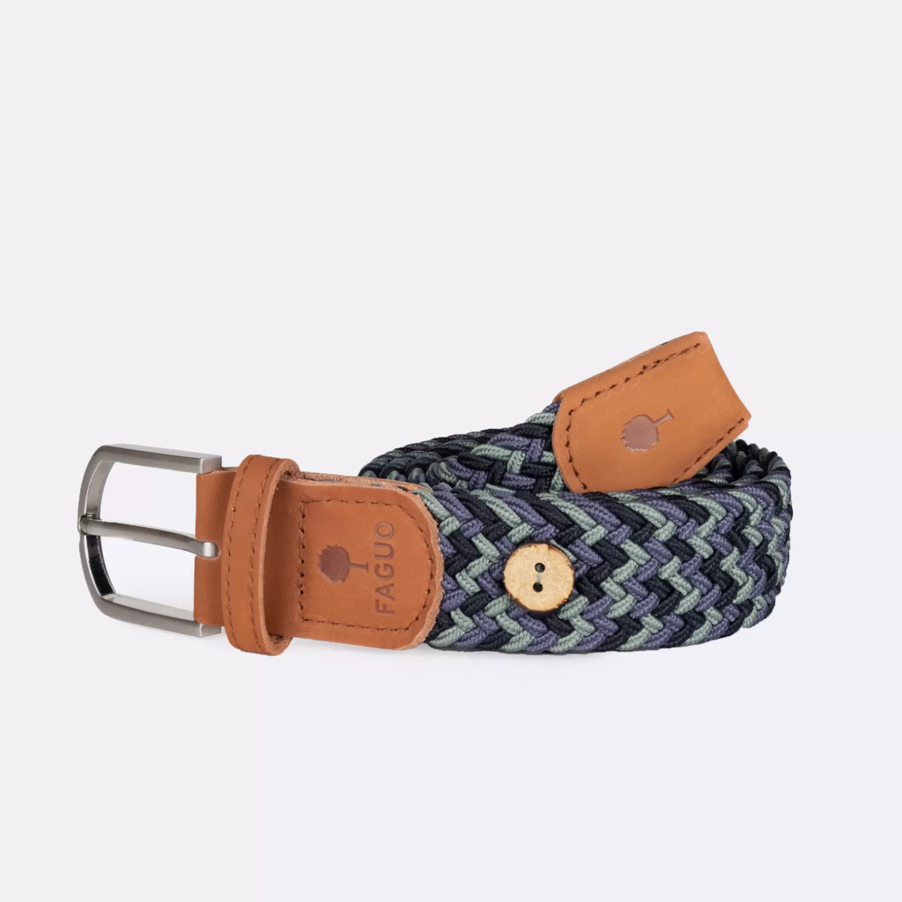 Fashion Navy & Dark Lichen Belt Belts