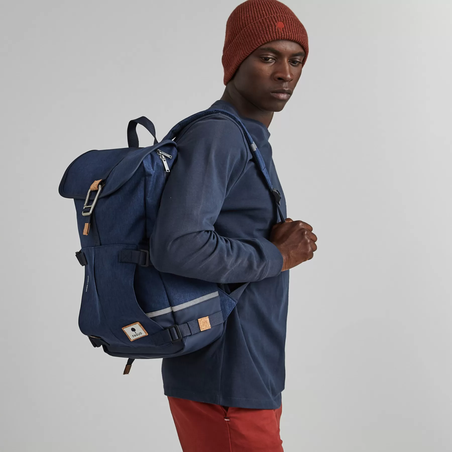 Store Navy & Grey Backpack Waterproof Bags