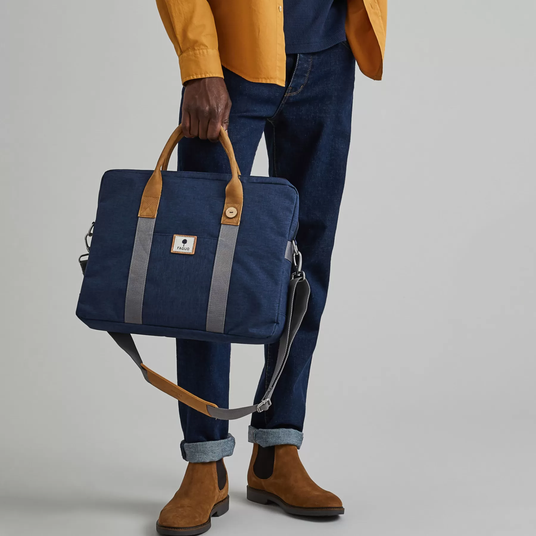 Cheap Navy & Grey Computer Bag Computer Bags