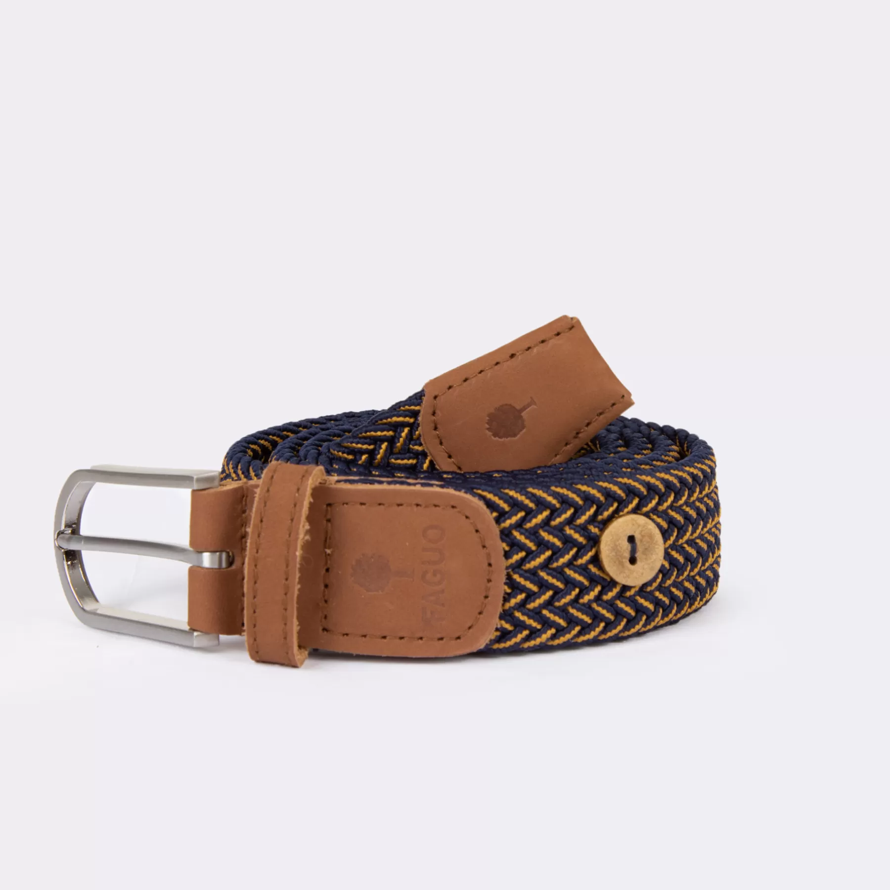 Shop Navy & Ocher Belt Belts