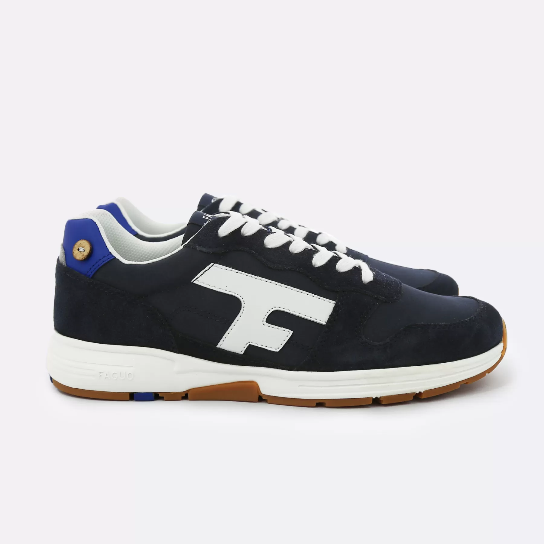 Cheap Navy And Blue And White Running Man - Shoes