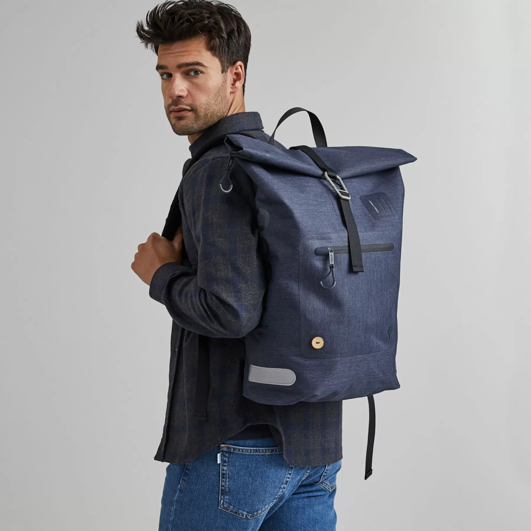 Shop Navy Backpack Waterproof Bags