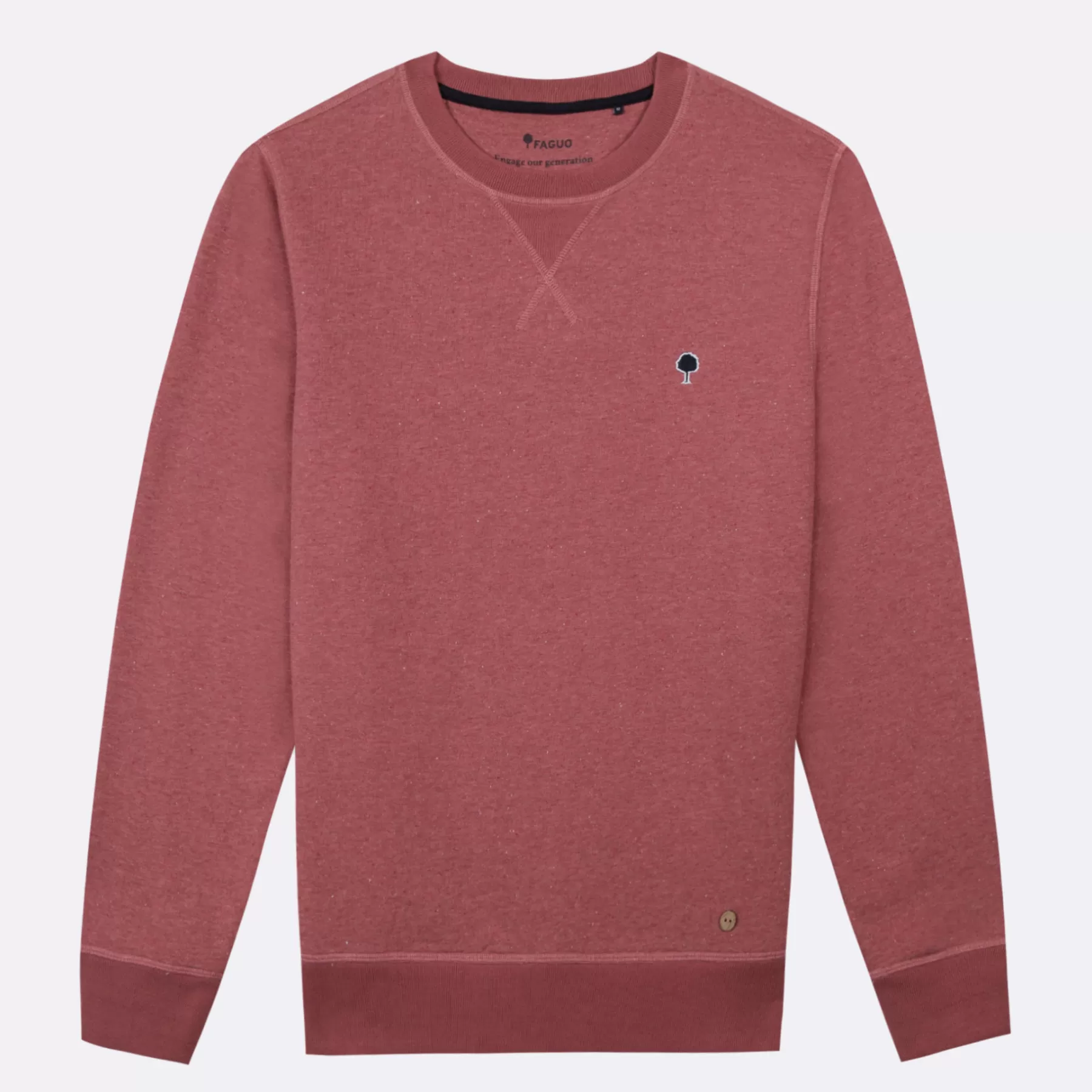 Online Pink Round Neck Sweatshirt Faguo Sweatshirts