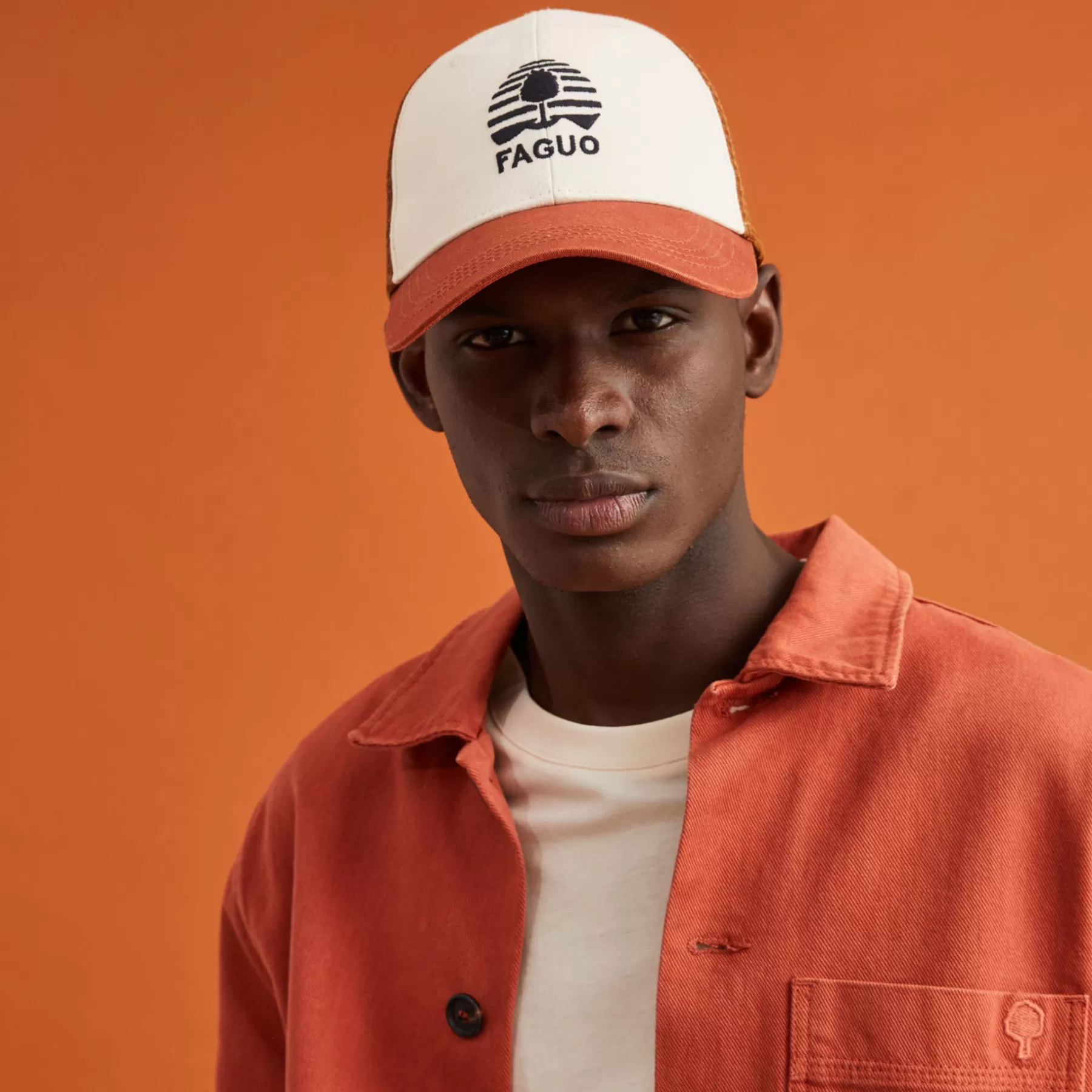 Flash Sale Terracotta And Camel Cap Cap & Beanies