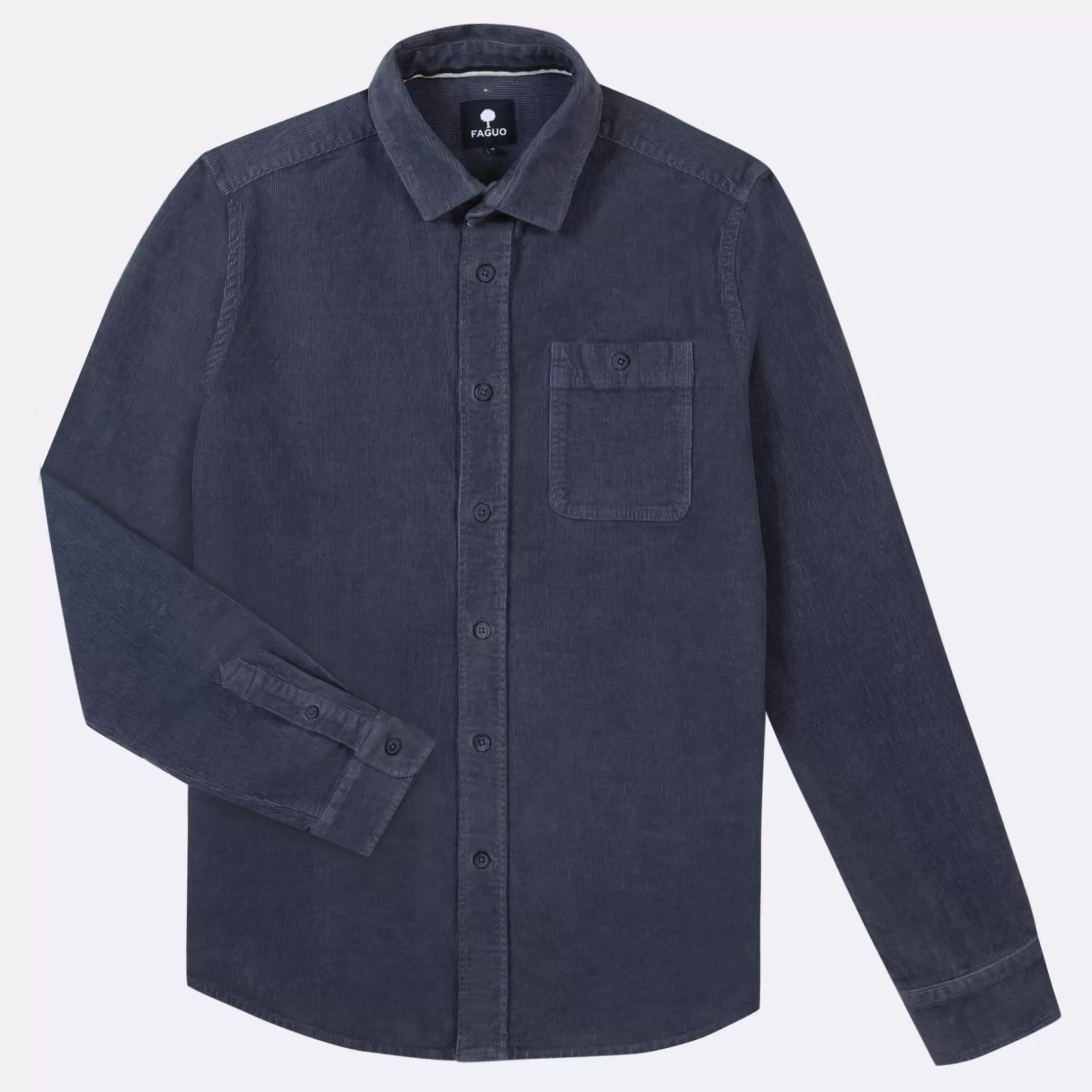 New Washed Navy Classic Shirt Shirts